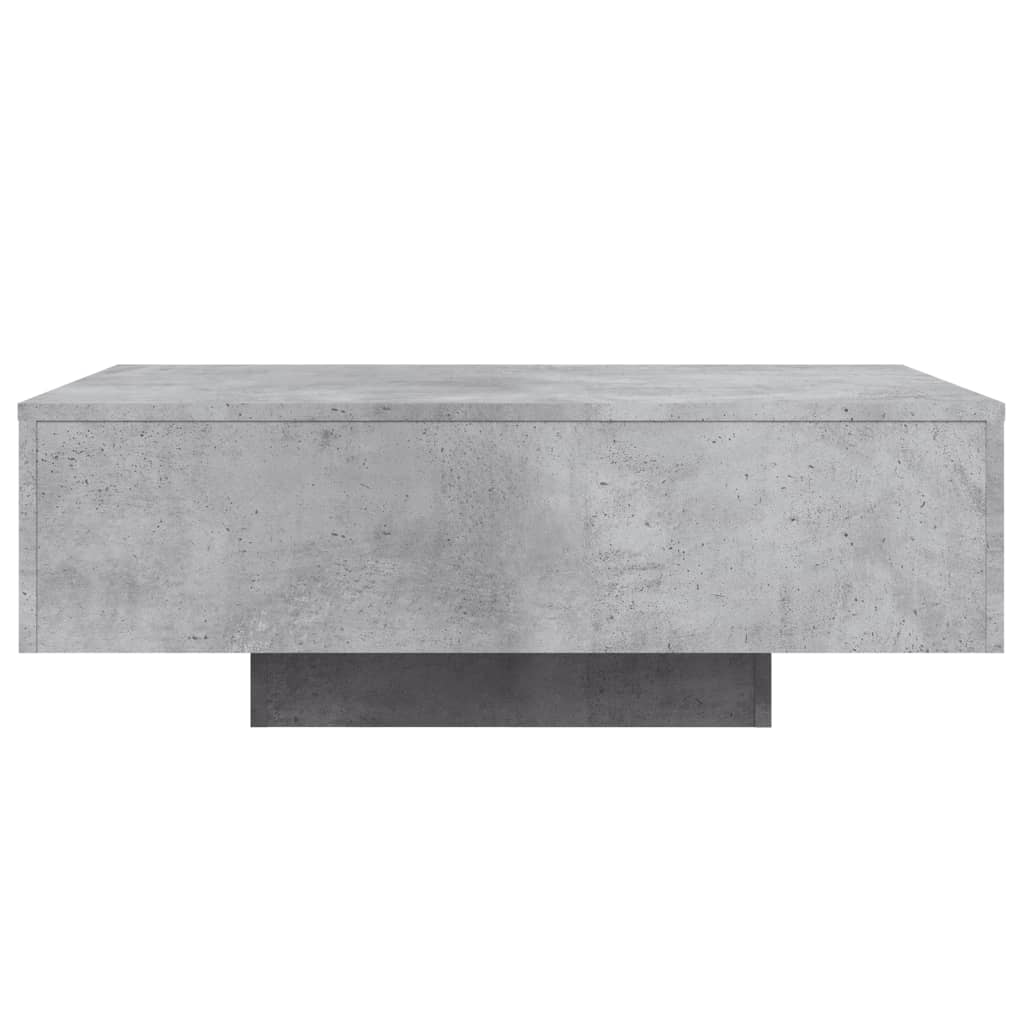 vidaXL Măsuță de cafea cu lumini LED, gri beton, 85x55x31 cm vidaXL Măsuță de cafea cu lumini LED, gri beton, 85x55x31 cm