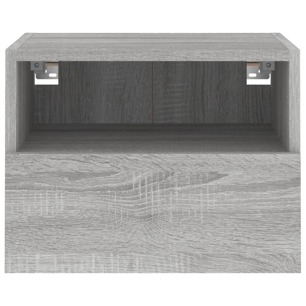 vidaXL Comodă TV de perete, gri sonoma, 40x30x30 cm, lemn prelucrat vidaXL Comodă TV de perete, gri sonoma, 40x30x30 cm, lemn prelucrat