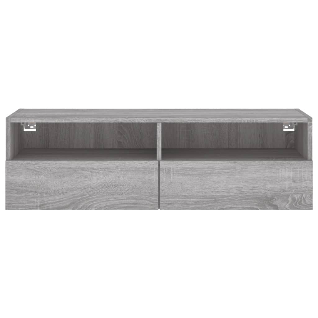 vidaXL Comodă TV de perete, gri sonoma, 100x30x30 cm, lemn prelucrat vidaXL Comodă TV de perete, gri sonoma, 100x30x30 cm, lemn prelucrat