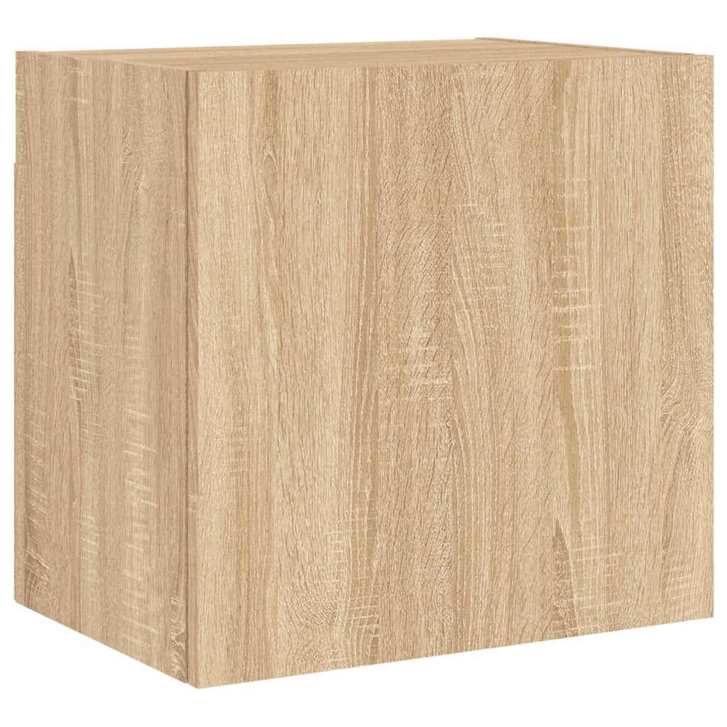 vidaXL Comode TV de perete, 2 buc., stejar sonoma, 40,5x30x40 cm, lemn