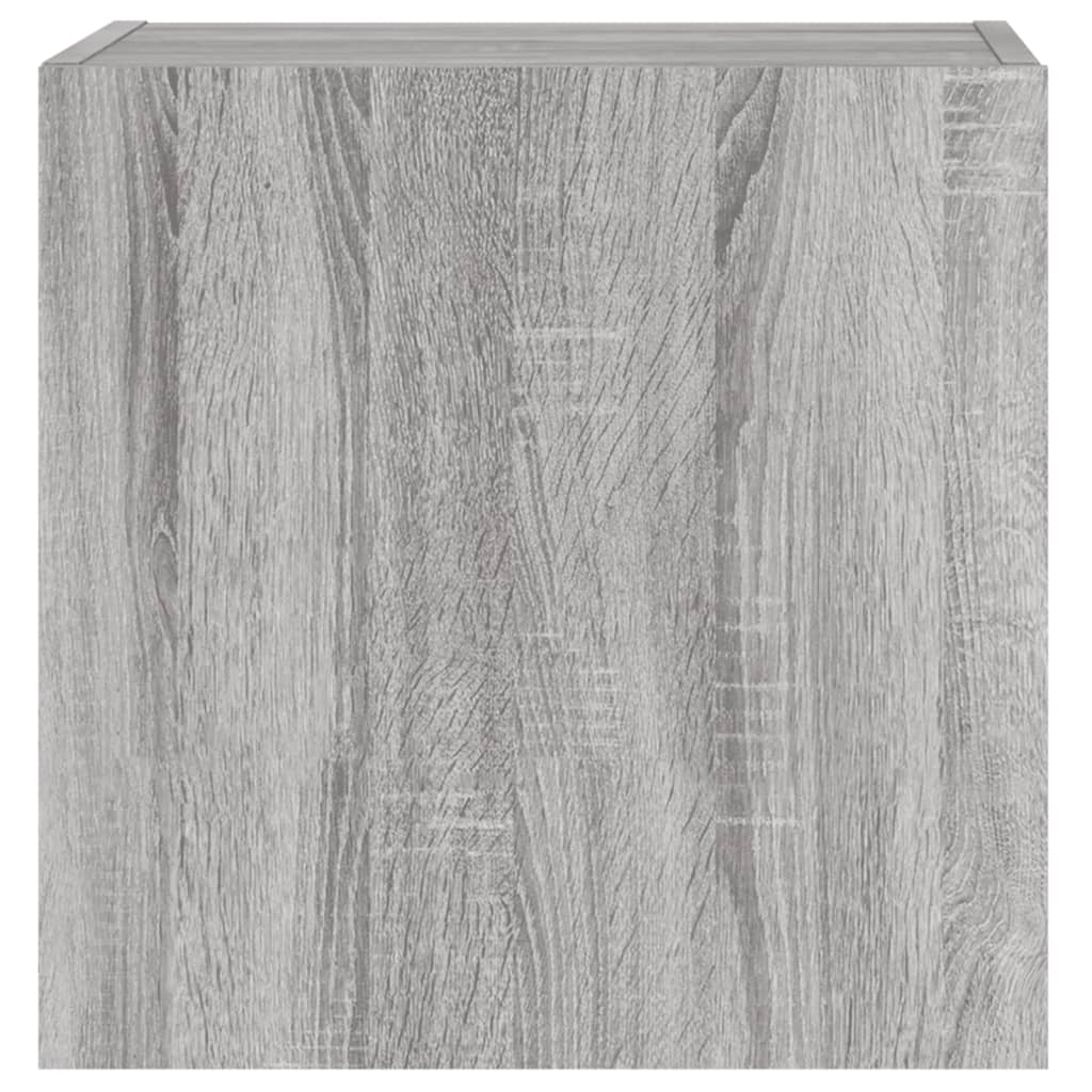 vidaXL Comodă TV de perete, gri sonoma 40,5x30x40 cm lemn prelucrat vidaXL Comodă TV de perete, gri sonoma 40,5x30x40 cm lemn prelucrat