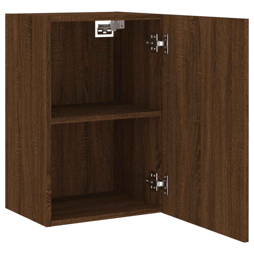 vidaXL Comodă TV de perete, 2 buc., stejar maro, 40,5x30x60 cm, lemn vidaXL Comodă TV de perete, 2 buc., stejar maro, 40,5x30x60 cm, lemn