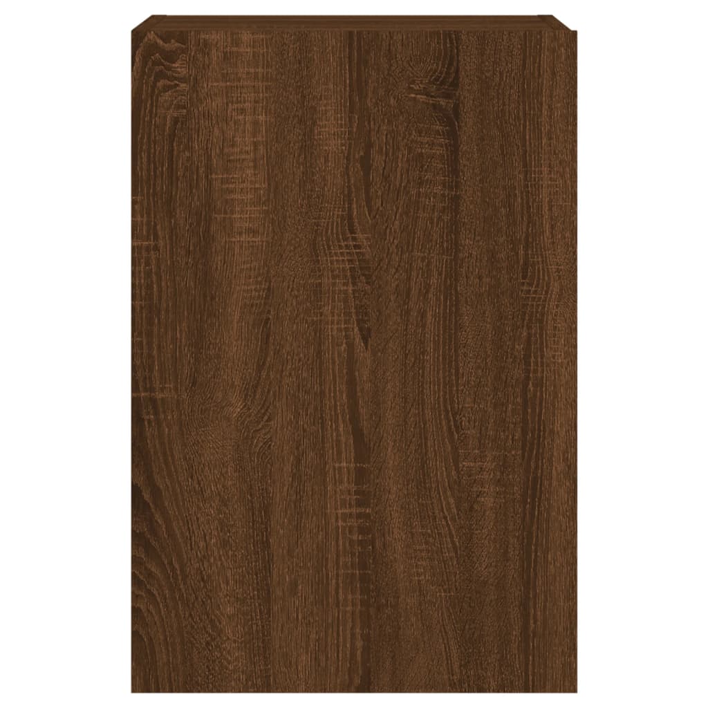 vidaXL Comodă TV de perete, 2 buc., stejar maro, 40,5x30x60 cm, lemn vidaXL Comodă TV de perete, 2 buc., stejar maro, 40,5x30x60 cm, lemn