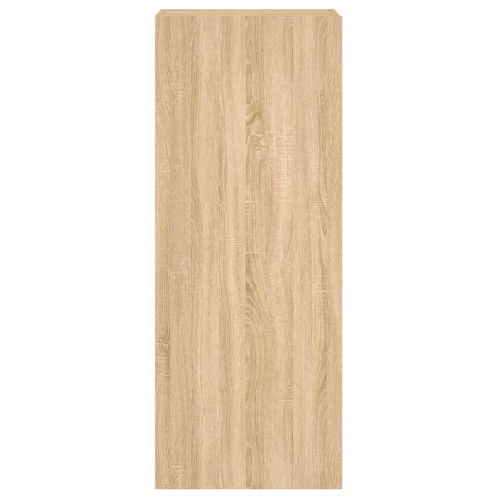 vidaXL Comodă TV de perete stejar sonoma 40,5x30x102 cm lemn prelucrat vidaXL Comodă TV de perete stejar sonoma 40,5x30x102 cm lemn prelucrat