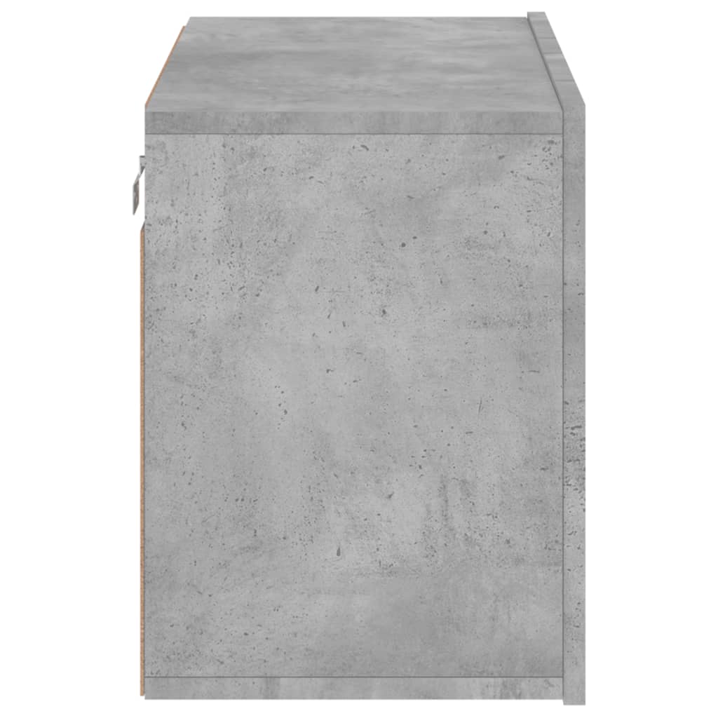 vidaXL Comodă TV de perete, gri beton, 60x30x41 cm vidaXL Comodă TV de perete, gri beton, 60x30x41 cm