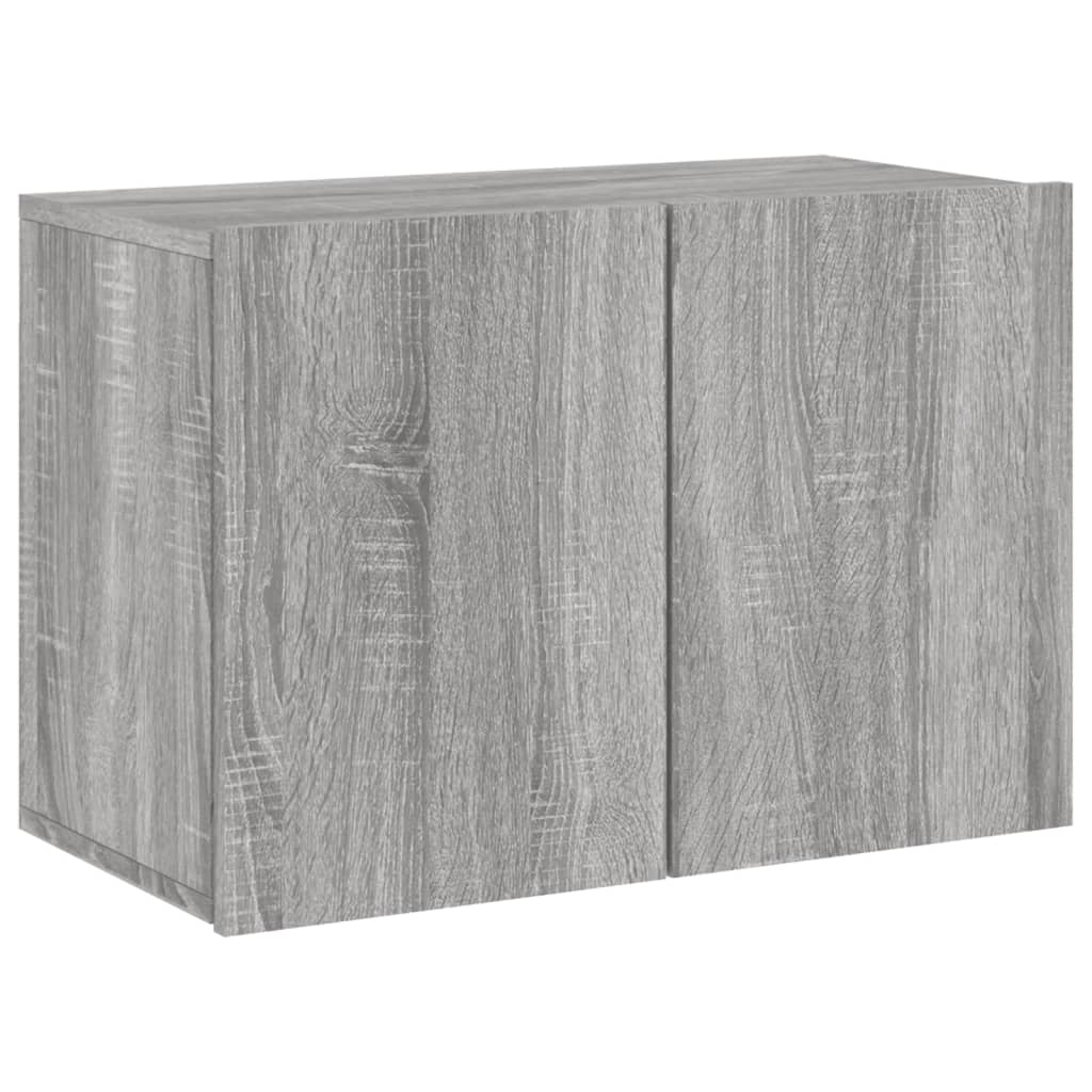 vidaXL Comodă TV de perete, gri sonoma, 60x30x41 cm vidaXL Comodă TV de perete, gri sonoma, 60x30x41 cm