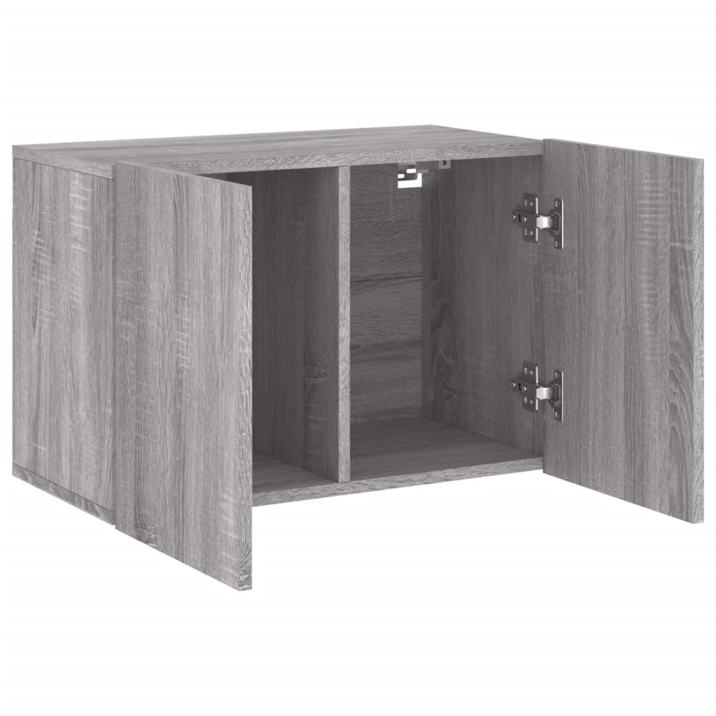 vidaXL Comodă TV de perete, gri sonoma, 60x30x41 cm vidaXL Comodă TV de perete, gri sonoma, 60x30x41 cm