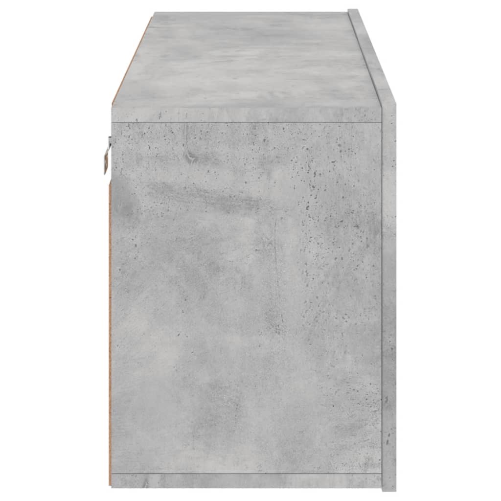 vidaXL Comodă TV de perete, gri beton, 100x30x41 cm vidaXL Comodă TV de perete, gri beton, 100x30x41 cm