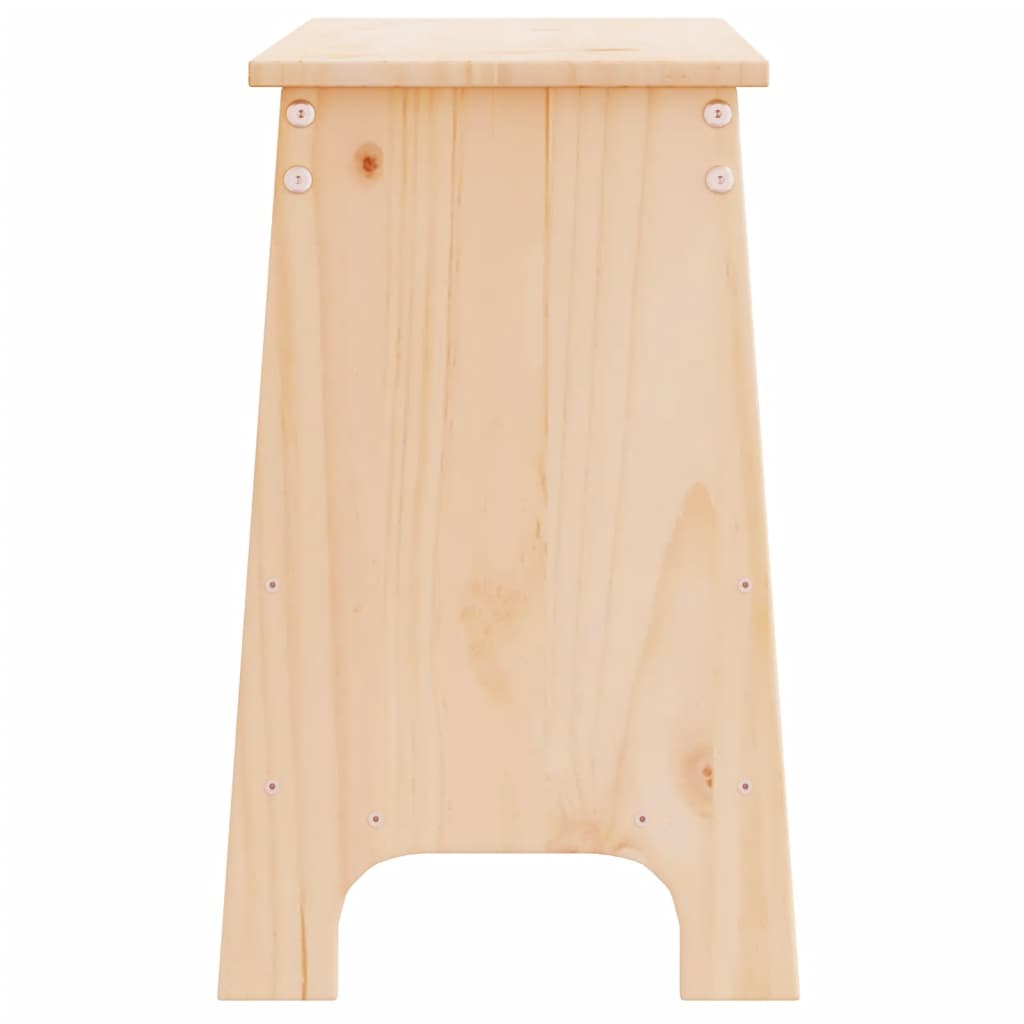 vidaXL Bancă de hol, 100x28x45 cm, lemn masiv de pin vidaXL Bancă de hol, 100x28x45 cm, lemn masiv de pin