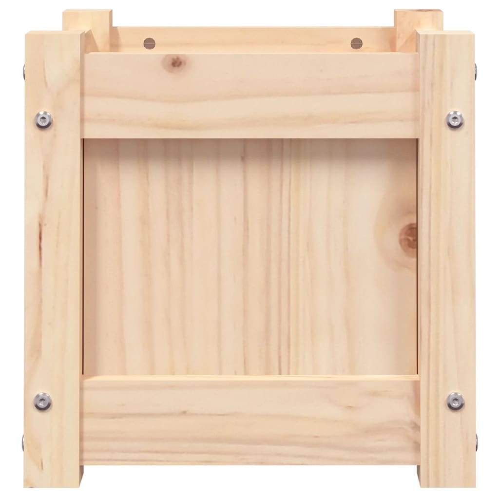 vidaXL Jardiniere de grădină, 2 buc., lemn masiv de pin vidaXL Jardiniere de grădină, 2 buc., lemn masiv de pin