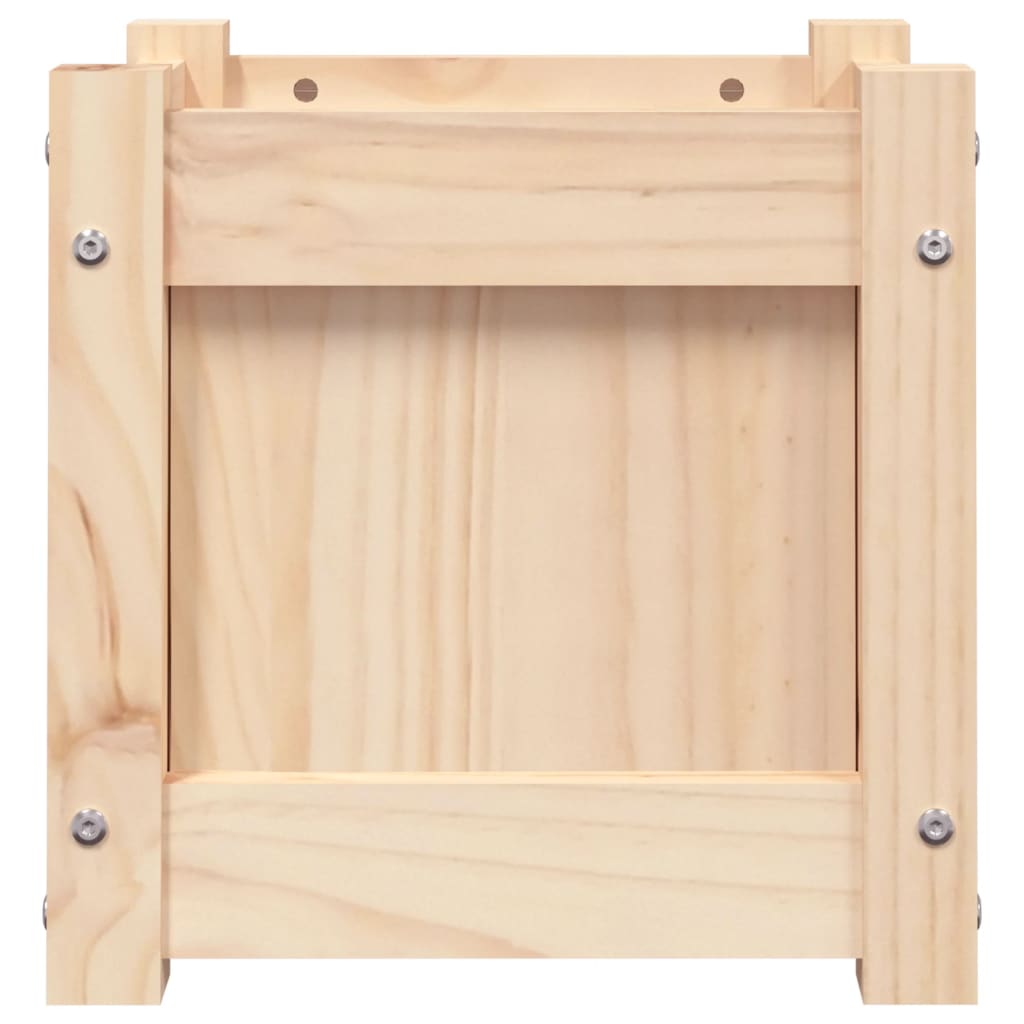 vidaXL Jardiniere de grădină, 2 buc., lemn masiv de pin vidaXL Jardiniere de grădină, 2 buc., lemn masiv de pin