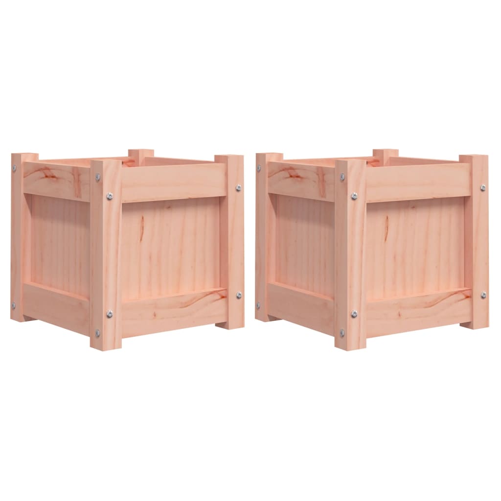 vidaXL Jardiniere de grădină, 2 buc., lemn masiv douglas vidaXL Jardiniere de grădină, 2 buc., lemn masiv douglas