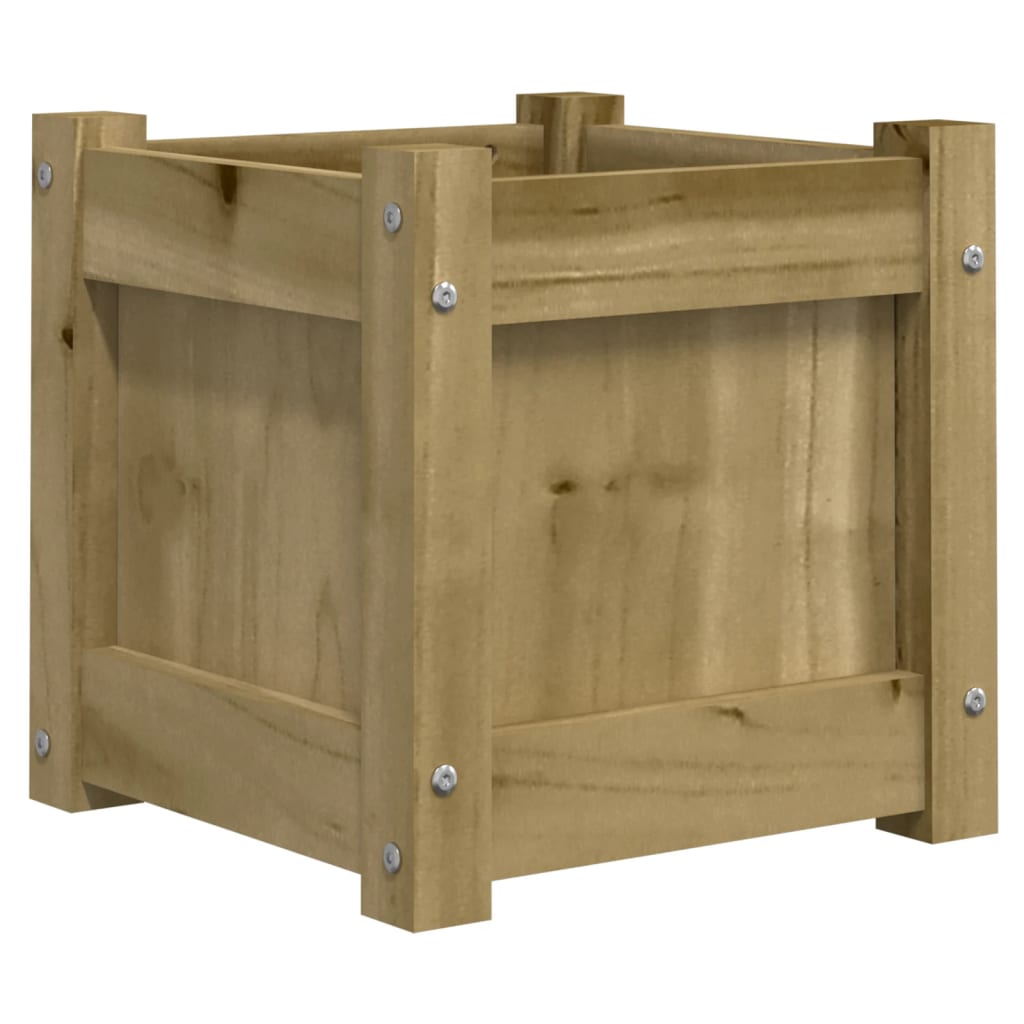 vidaXL Jardiniere de gradina , 2 buc., lemn de pin impregnat vidaXL Jardiniere de gradina , 2 buc., lemn de pin impregnat