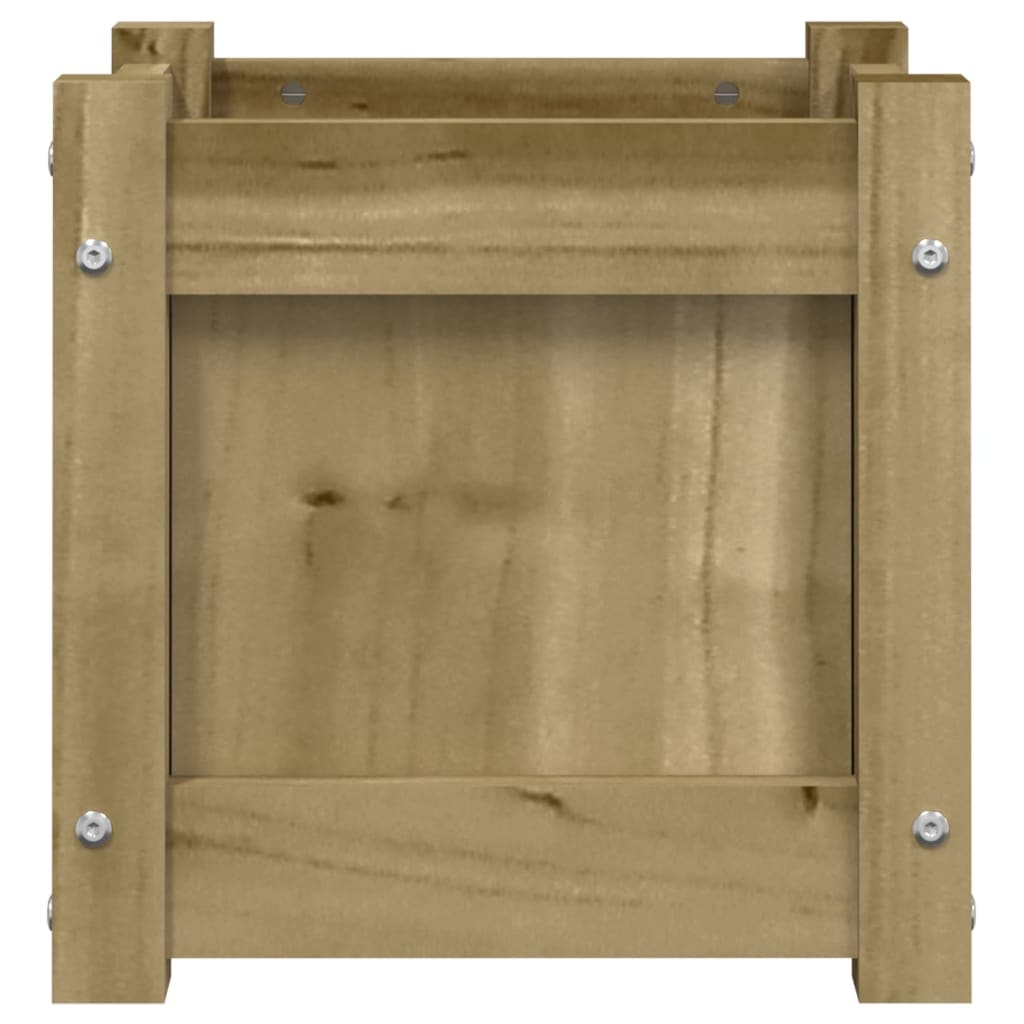 vidaXL Jardiniere de gradina , 2 buc., lemn de pin impregnat vidaXL Jardiniere de gradina , 2 buc., lemn de pin impregnat