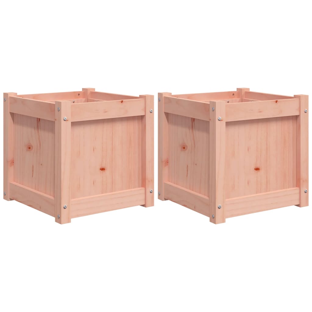 vidaXL Jardiniere de grădină, 2 buc., lemn masiv douglas vidaXL Jardiniere de grădină, 2 buc., lemn masiv douglas