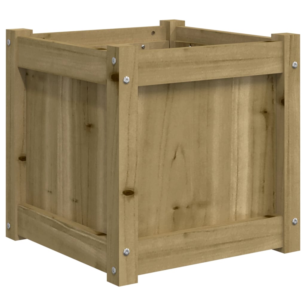 vidaXL Jardiniere de gradina , 2 buc., lemn de pin impregnat vidaXL Jardiniere de gradina , 2 buc., lemn de pin impregnat