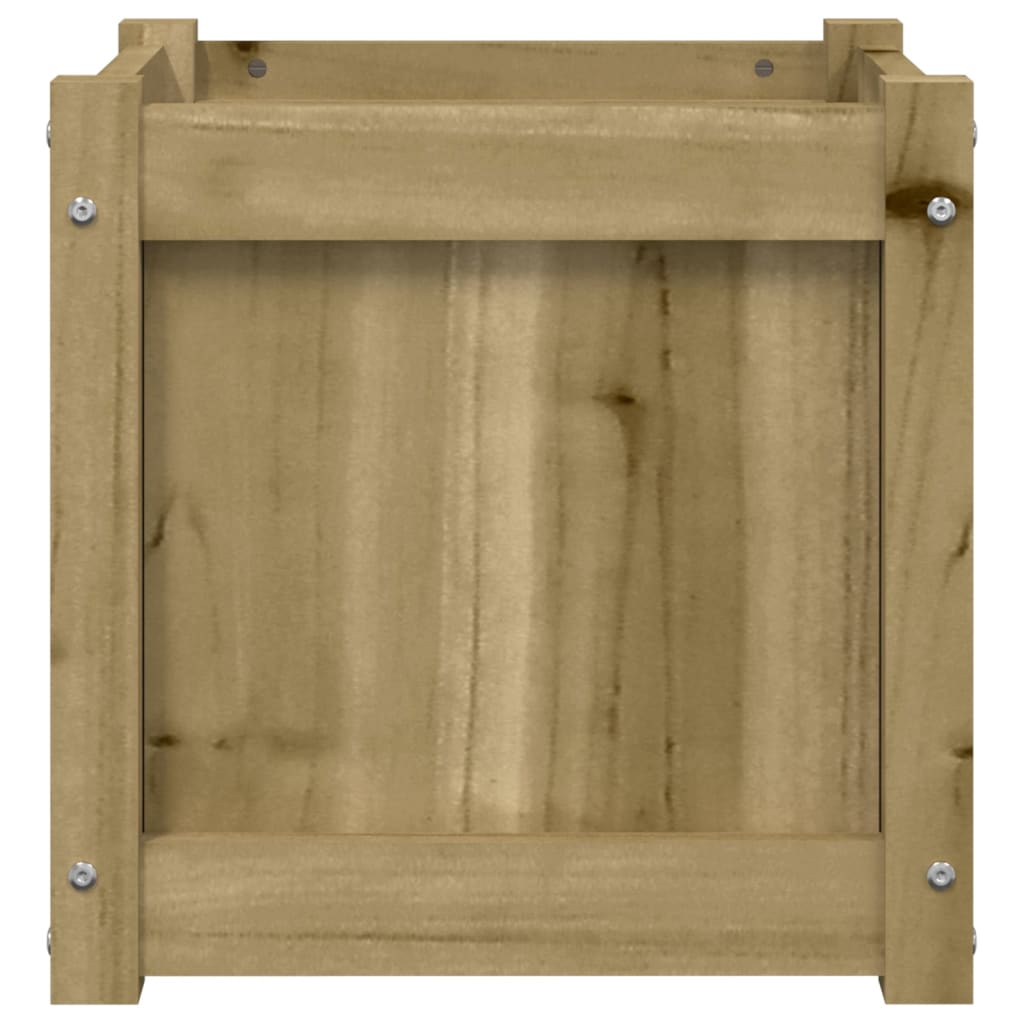 vidaXL Jardiniere de gradina , 2 buc., lemn de pin impregnat vidaXL Jardiniere de gradina , 2 buc., lemn de pin impregnat