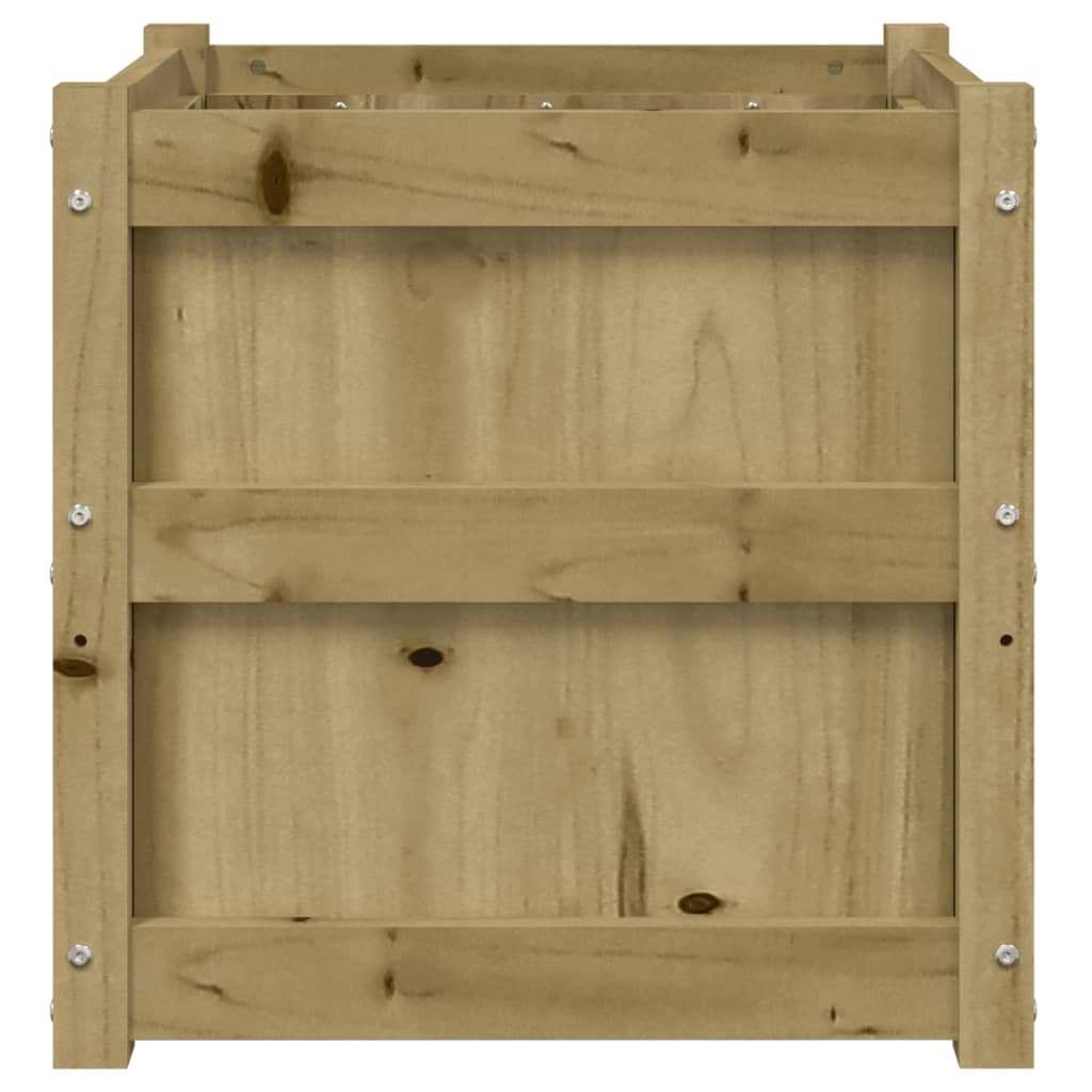 vidaXL Jardiniere de gradina , 2 buc., lemn de pin impregnat vidaXL Jardiniere de gradina , 2 buc., lemn de pin impregnat