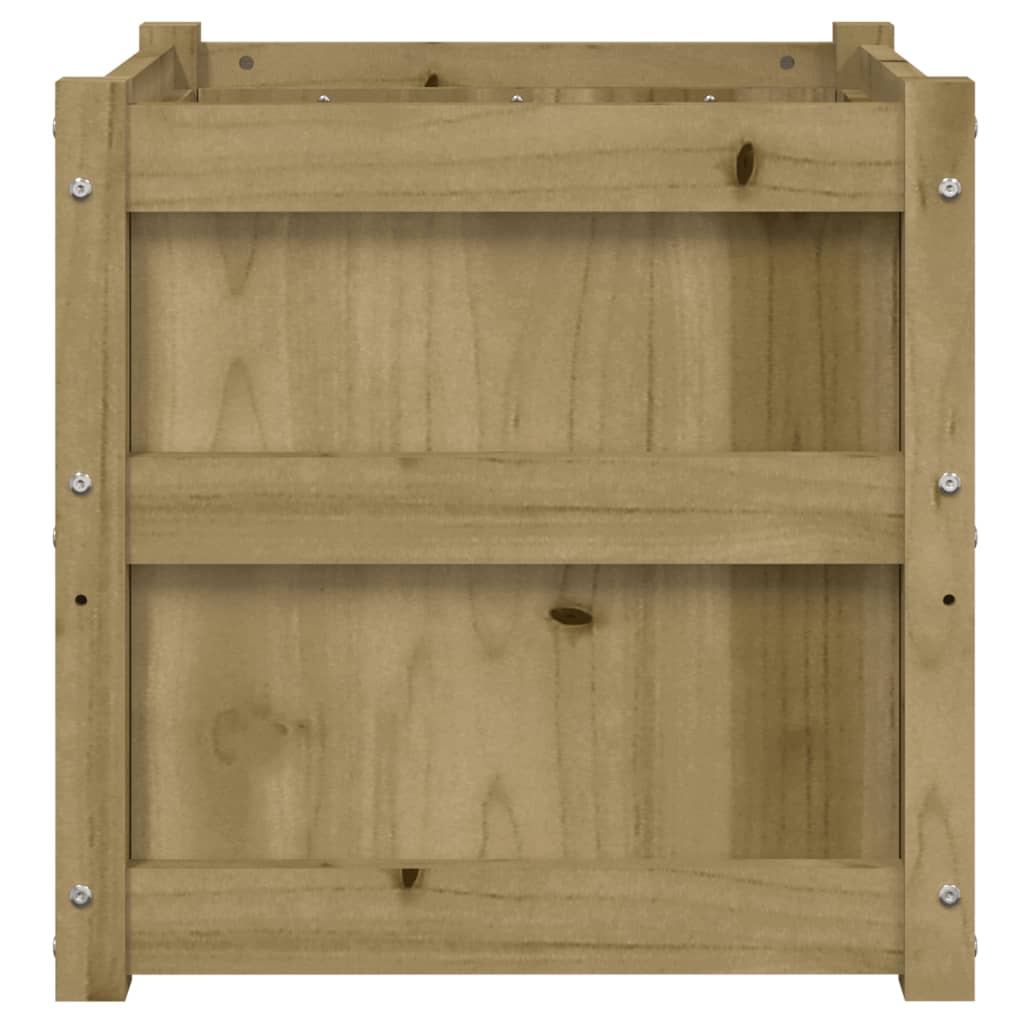 vidaXL Jardiniere de gradina , 2 buc., lemn de pin impregnat vidaXL Jardiniere de gradina , 2 buc., lemn de pin impregnat