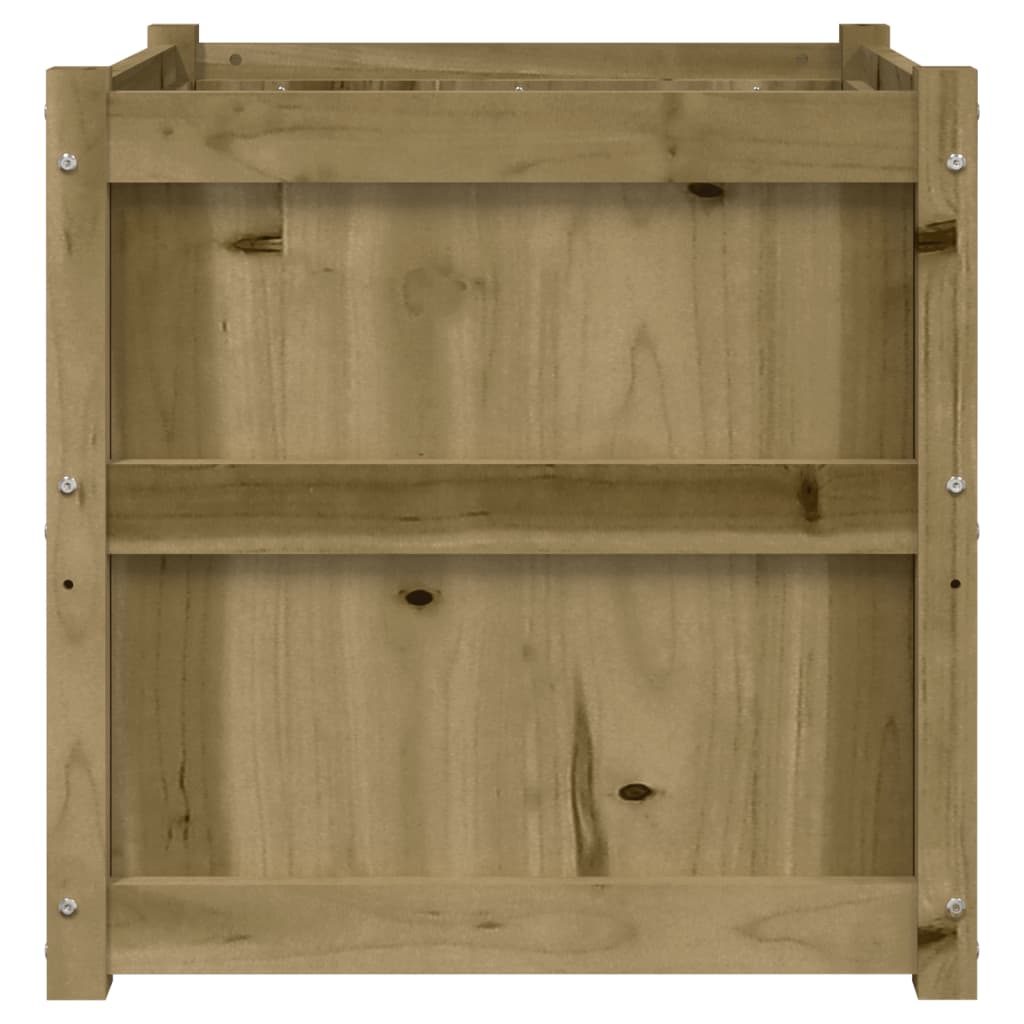 vidaXL Jardinieră de grădină, 60x60x60 cm, lemn de pin impregnat vidaXL Jardinieră de grădină, 60x60x60 cm, lemn de pin impregnat