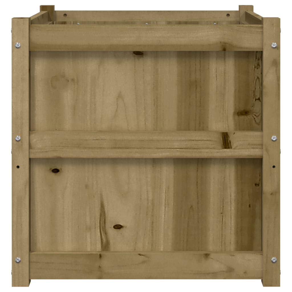 vidaXL Jardinieră de grădină, 60x60x60 cm, lemn de pin impregnat vidaXL Jardinieră de grădină, 60x60x60 cm, lemn de pin impregnat