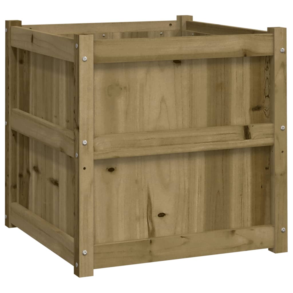 vidaXL Jardiniere de gradina , 2 buc., lemn de pin impregnat vidaXL Jardiniere de gradina , 2 buc., lemn de pin impregnat