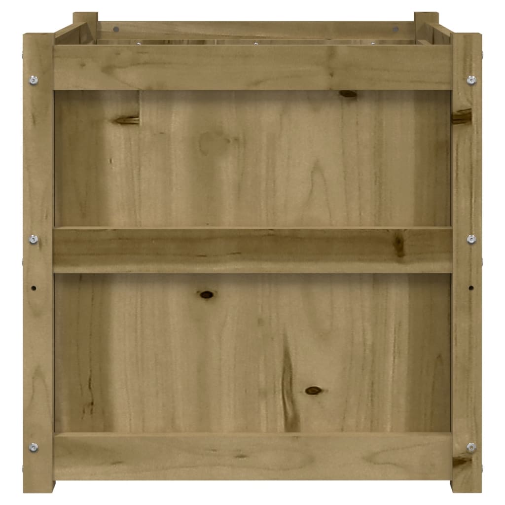 vidaXL Jardiniere de gradina , 2 buc., lemn de pin impregnat vidaXL Jardiniere de gradina , 2 buc., lemn de pin impregnat