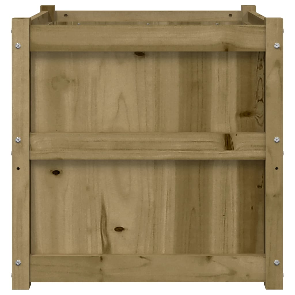 vidaXL Jardiniere de gradina , 2 buc., lemn de pin impregnat vidaXL Jardiniere de gradina , 2 buc., lemn de pin impregnat