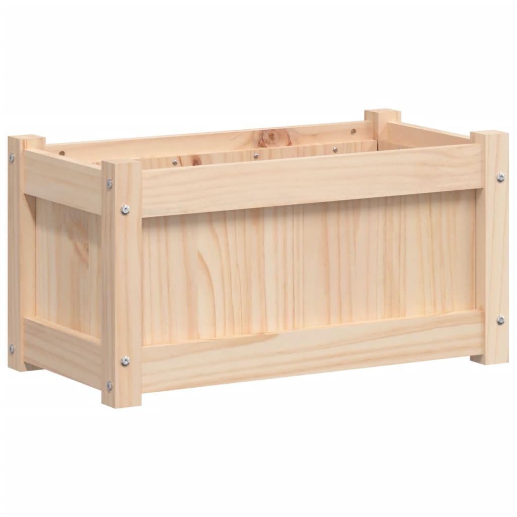 vidaXL Jardinieră de grădină, 60x31x31 cm, lemn masiv de pin vidaXL Jardinieră de grădină, 60x31x31 cm, lemn masiv de pin