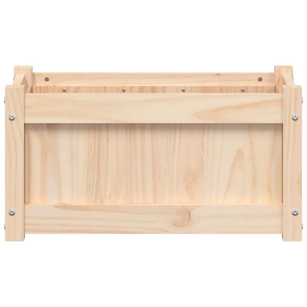 vidaXL Jardiniere de grădină, 2 buc., lemn masiv de pin vidaXL Jardiniere de grădină, 2 buc., lemn masiv de pin