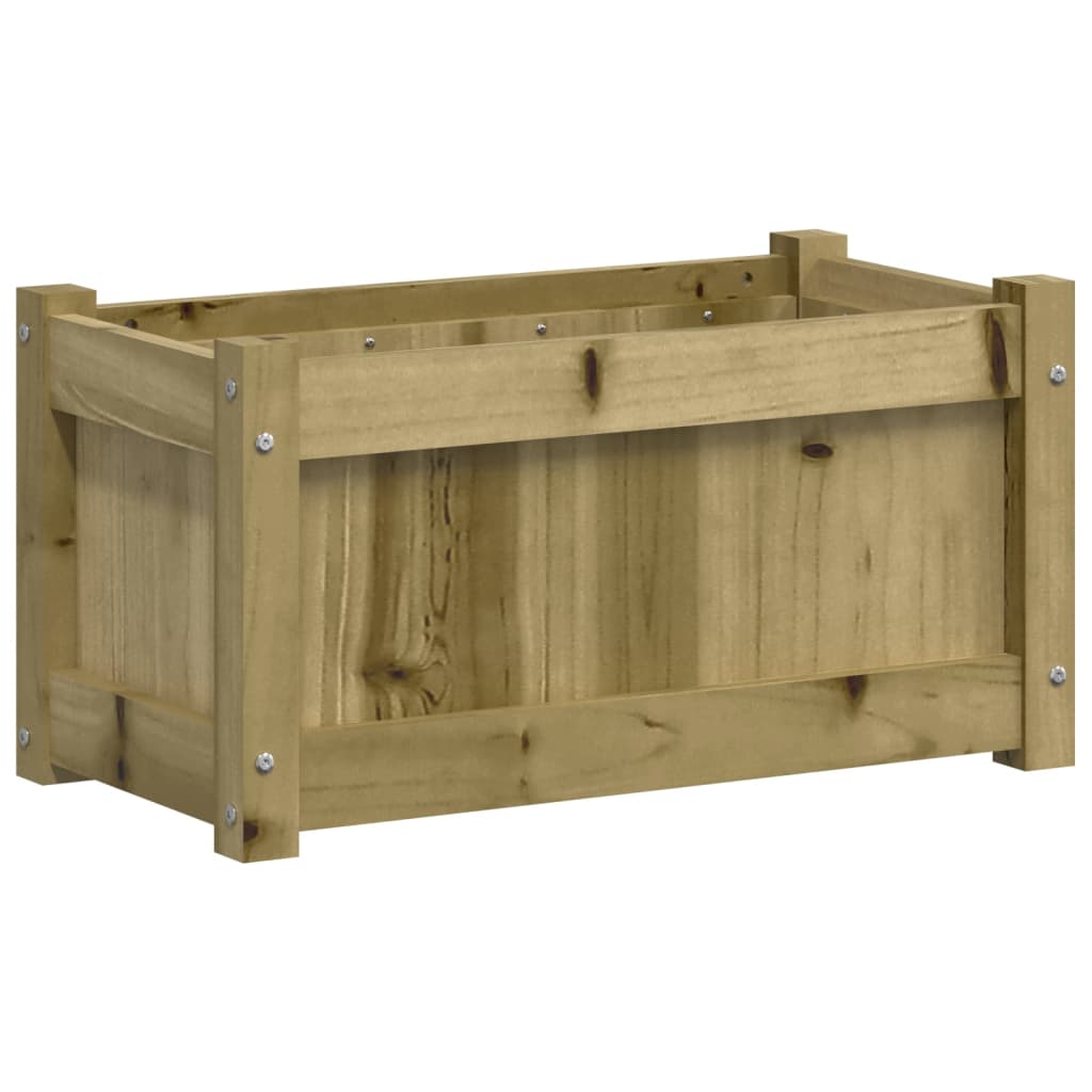 vidaXL Jardiniere de gradina , 2 buc., lemn de pin impregnat vidaXL Jardiniere de gradina , 2 buc., lemn de pin impregnat