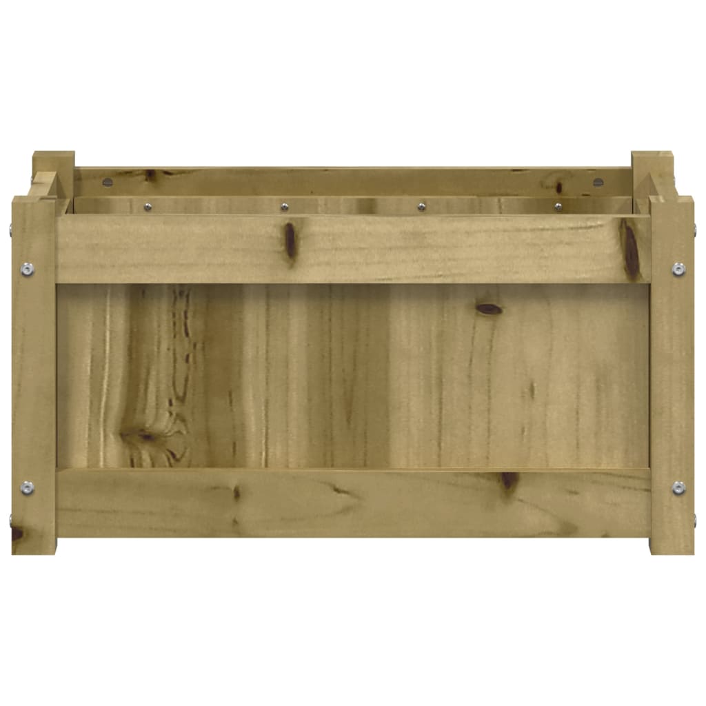 vidaXL Jardiniere de gradina , 2 buc., lemn de pin impregnat vidaXL Jardiniere de gradina , 2 buc., lemn de pin impregnat
