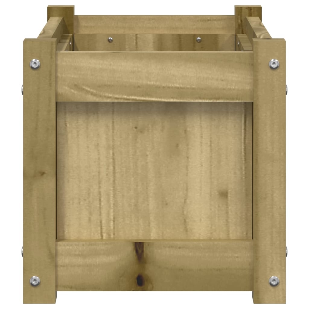 vidaXL Jardiniere de gradina , 2 buc., lemn de pin impregnat vidaXL Jardiniere de gradina , 2 buc., lemn de pin impregnat