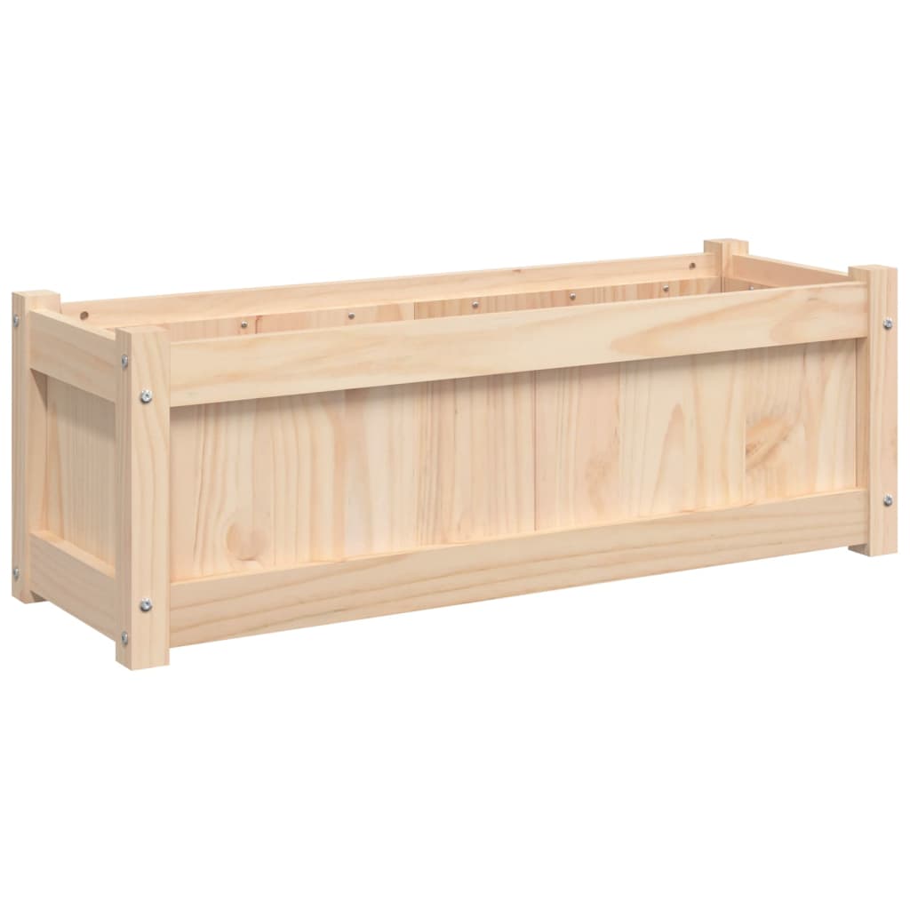 vidaXL Jardiniere de grădină, 2 buc., lemn masiv de pin vidaXL Jardiniere de grădină, 2 buc., lemn masiv de pin