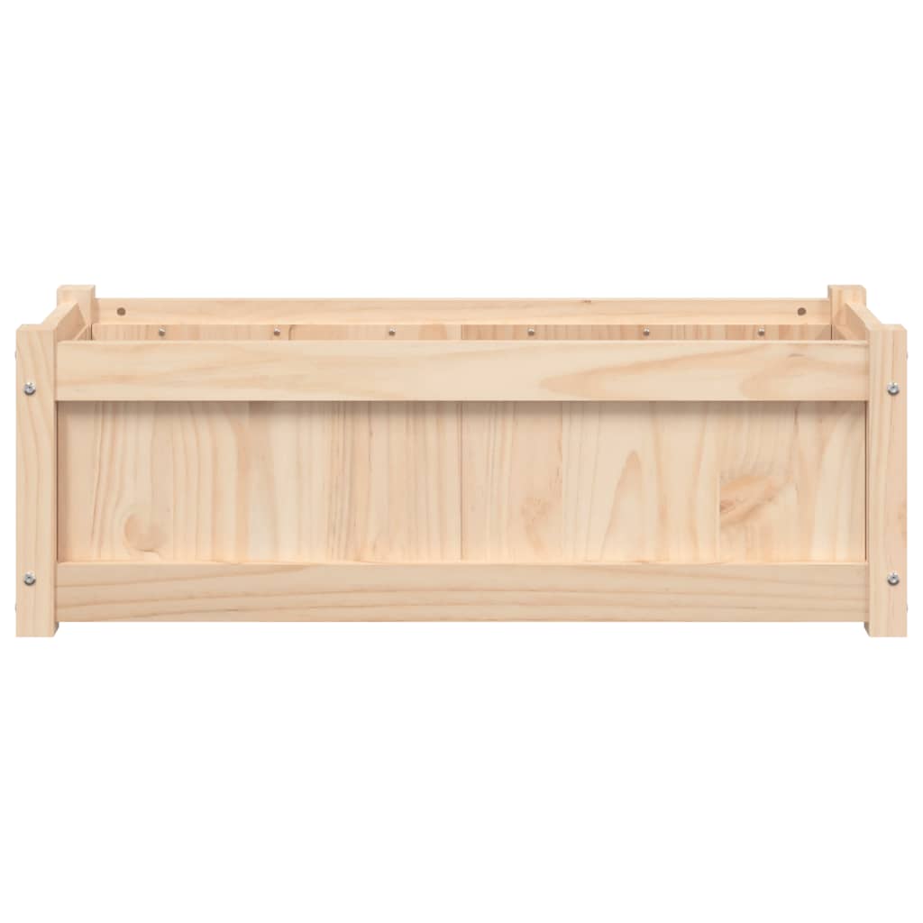 vidaXL Jardiniere de grădină, 2 buc., lemn masiv de pin vidaXL Jardiniere de grădină, 2 buc., lemn masiv de pin