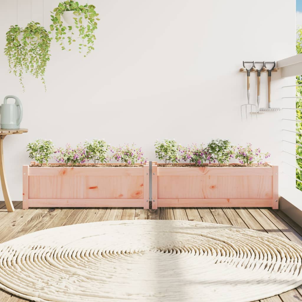 vidaXL Jardiniere de grădină, 2 buc., lemn masiv douglas vidaXL Jardiniere de grădină, 2 buc., lemn masiv douglas