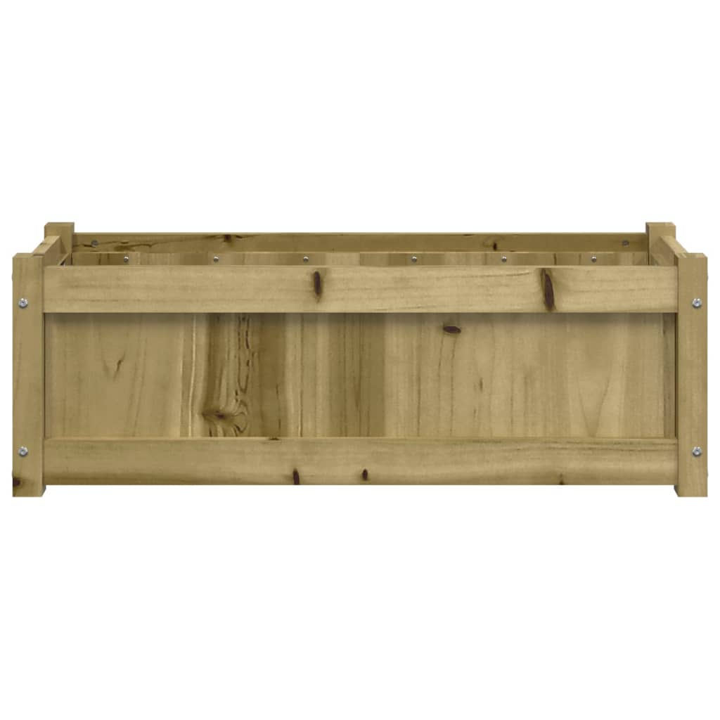 vidaXL Jardiniere de gradina , 2 buc., lemn de pin impregnat vidaXL Jardiniere de gradina , 2 buc., lemn de pin impregnat