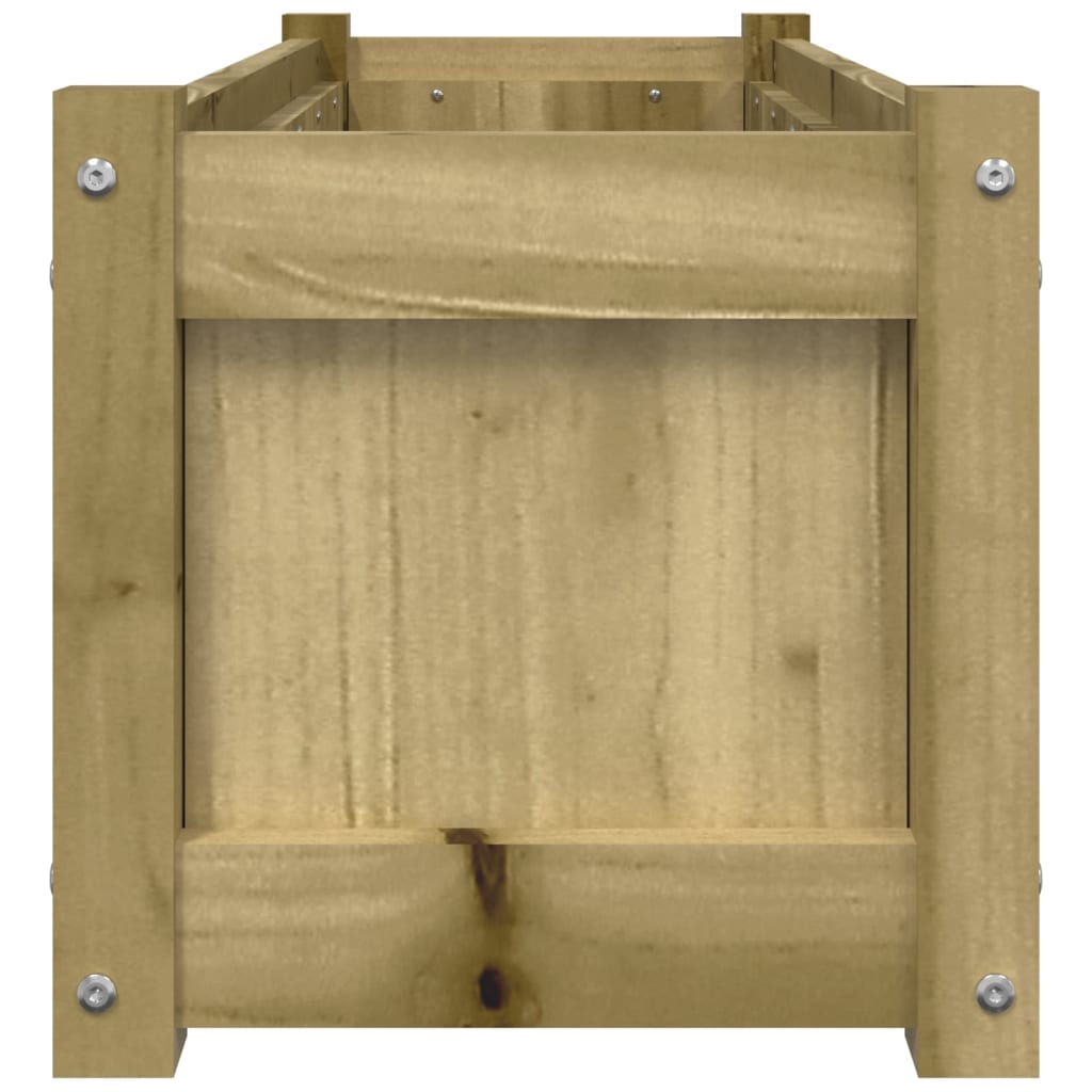 vidaXL Jardiniere de gradina , 2 buc., lemn de pin impregnat vidaXL Jardiniere de gradina , 2 buc., lemn de pin impregnat