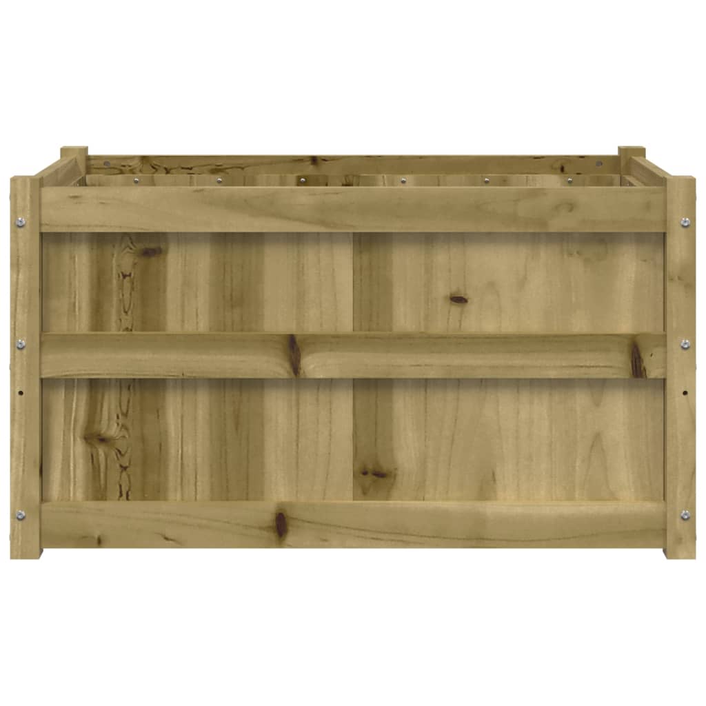vidaXL Jardiniere de gradina , 2 buc., lemn de pin impregnat vidaXL Jardiniere de gradina , 2 buc., lemn de pin impregnat