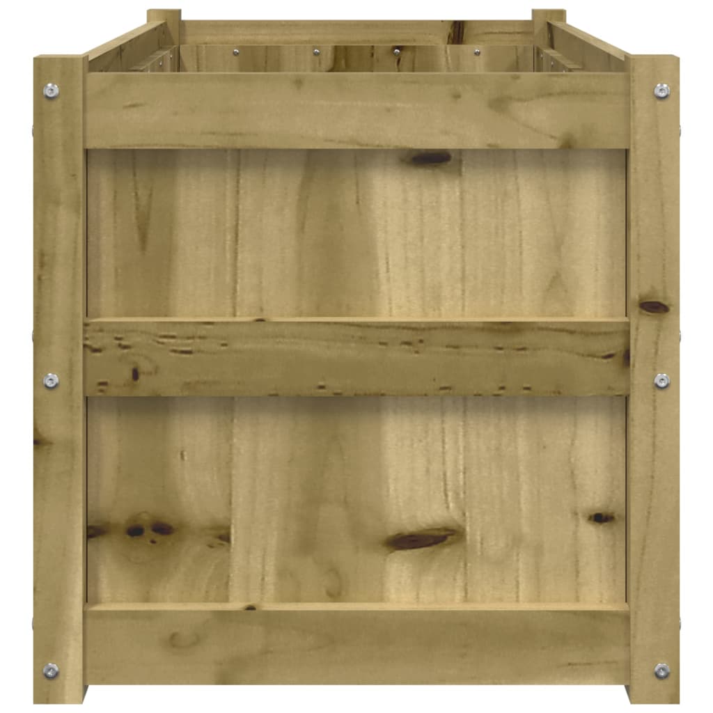 vidaXL Jardiniere de gradina , 2 buc., lemn de pin impregnat vidaXL Jardiniere de gradina , 2 buc., lemn de pin impregnat