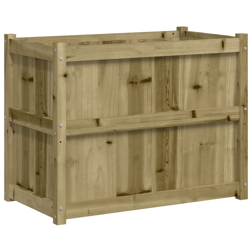 vidaXL Jardinieră de grădină, 90x50x70 cm, lemn de pin impregnat vidaXL Jardinieră de grădină, 90x50x70 cm, lemn de pin impregnat