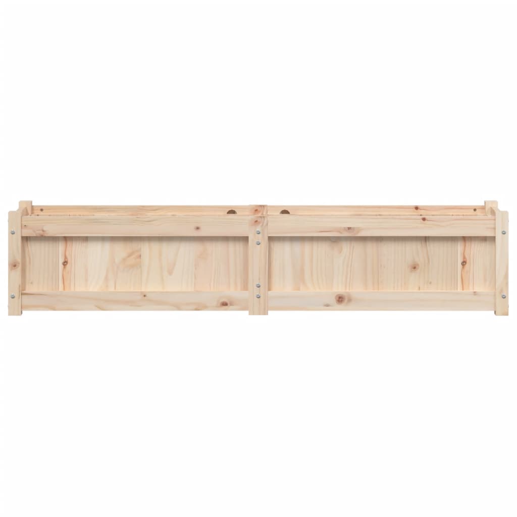 vidaXL Jardinieră de grădină, 150x31x31 cm, lemn masiv de pin vidaXL Jardinieră de grădină, 150x31x31 cm, lemn masiv de pin