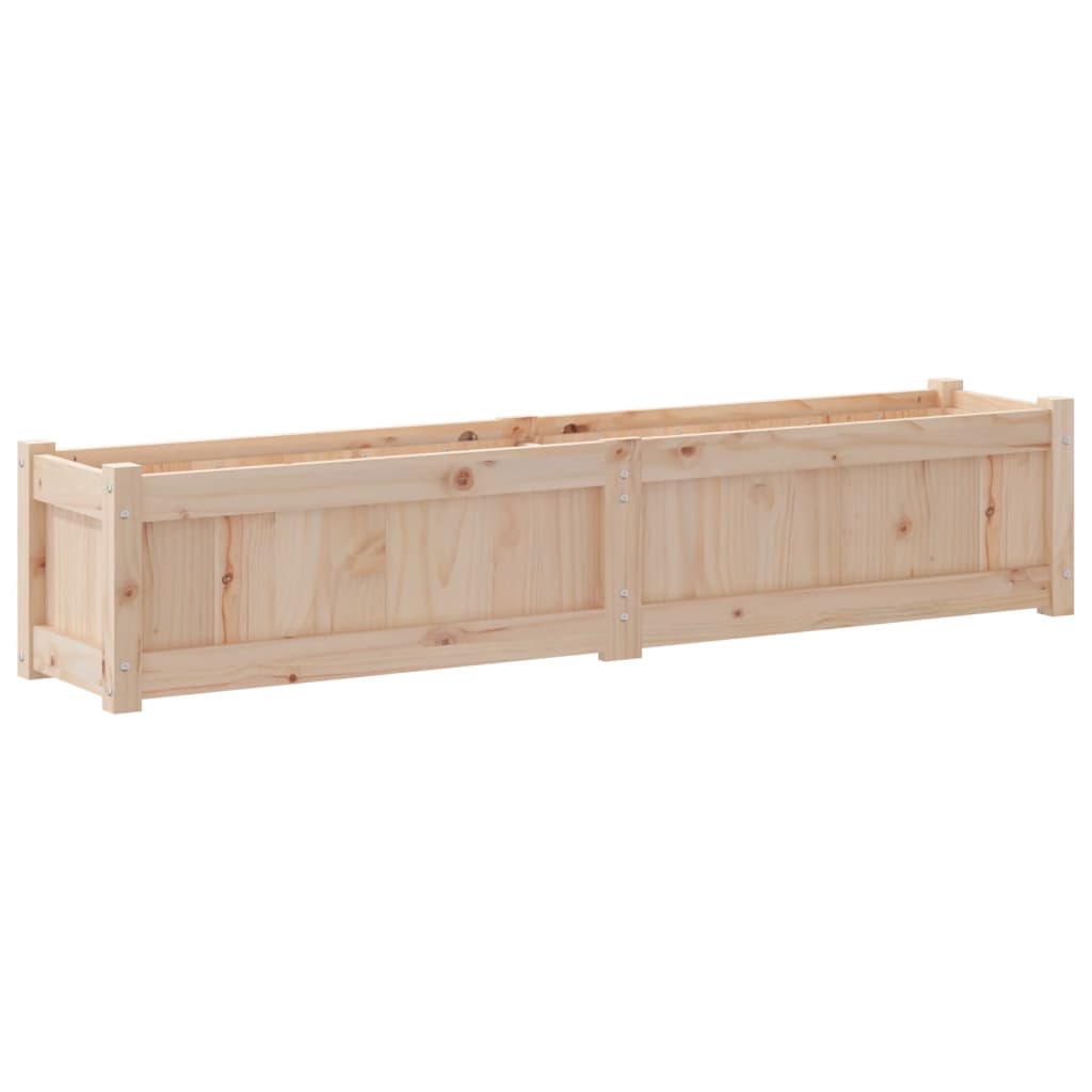 vidaXL Jardinieră de grădină, 150x31x31 cm, lemn masiv de pin vidaXL Jardinieră de grădină, 150x31x31 cm, lemn masiv de pin