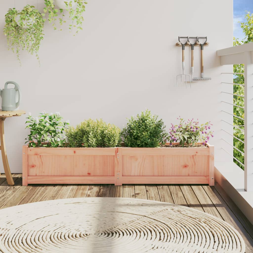 vidaXL Jardinieră de grădină, 150x31x31 cm, lemn masiv Douglas vidaXL Jardinieră de grădină, 150x31x31 cm, lemn masiv Douglas