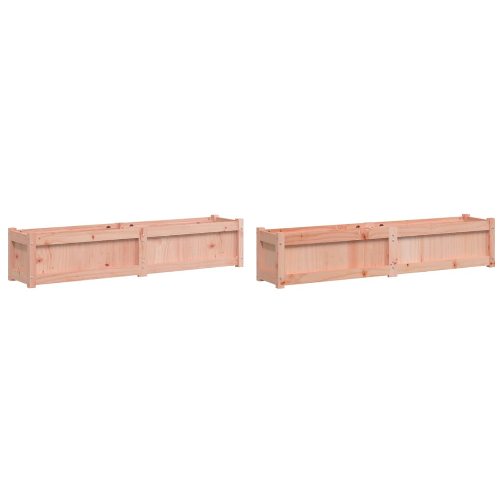 vidaXL Jardiniere de grădină, 2 buc., lemn masiv douglas vidaXL Jardiniere de grădină, 2 buc., lemn masiv douglas