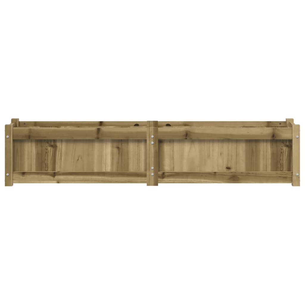 vidaXL Jardinieră de grădină, 150x31x31 cm, lemn de pin tratat vidaXL Jardinieră de grădină, 150x31x31 cm, lemn de pin tratat