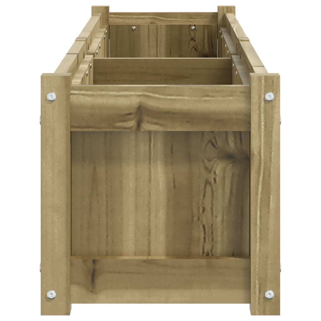 vidaXL Jardinieră de grădină, 150x31x31 cm, lemn de pin tratat vidaXL Jardinieră de grădină, 150x31x31 cm, lemn de pin tratat