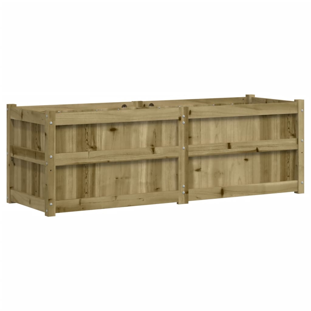 vidaXL Jardinieră de grădină, 150x50x50 cm, lemn de pin impregnat vidaXL Jardinieră de grădină, 150x50x50 cm, lemn de pin impregnat