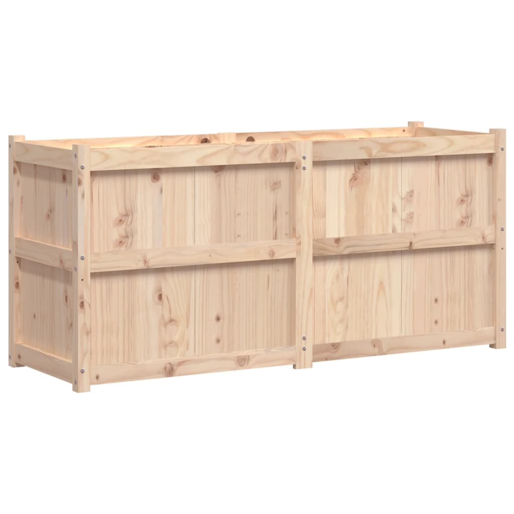 vidaXL Jardinieră de grădină, 150x50x70 cm, lemn masiv de pin vidaXL Jardinieră de grădină, 150x50x70 cm, lemn masiv de pin