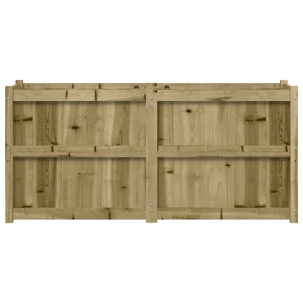 vidaXL Jardinieră de grădină, 150x50x70 cm, lemn de pin impregnat vidaXL Jardinieră de grădină, 150x50x70 cm, lemn de pin impregnat